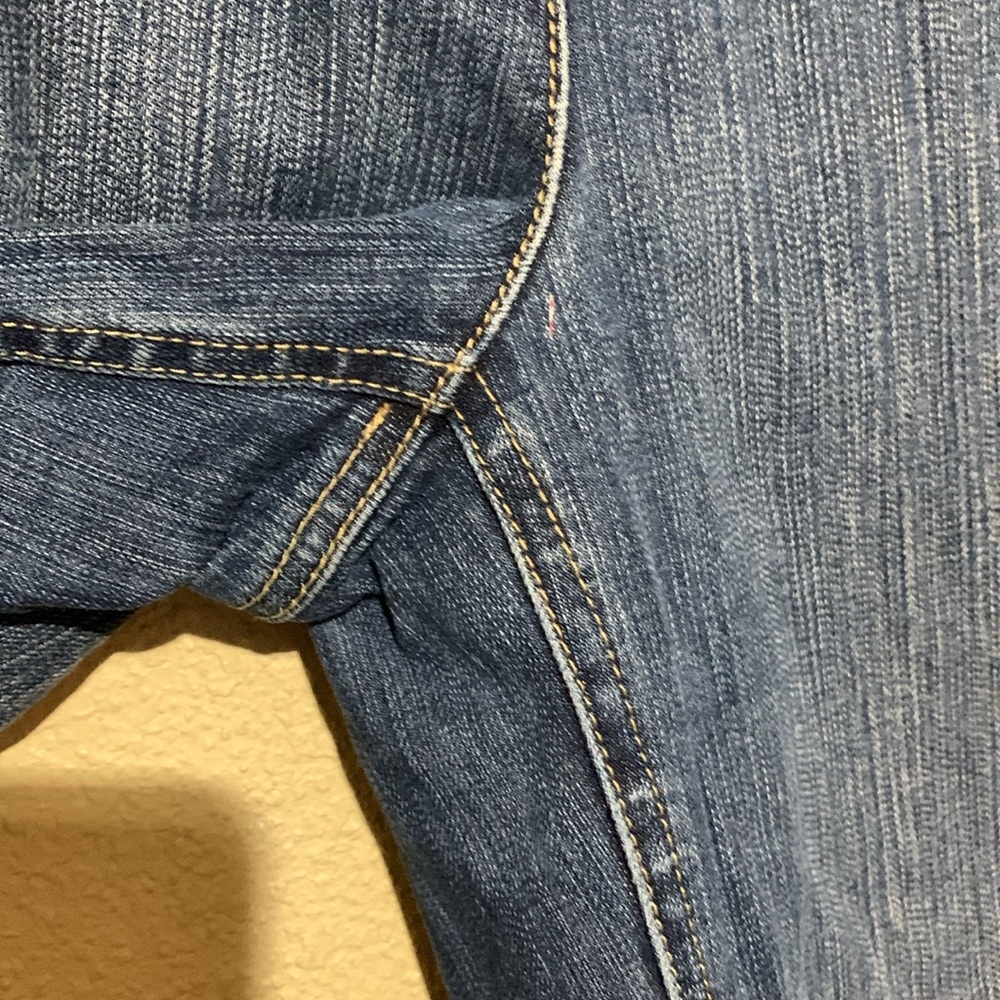 Talbots Jeans Capris Pants 10 Blue Stretch 4-Pockets Cotton Spandex - Picture 5 of 12